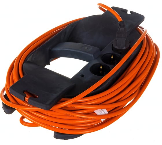 Удлинитель на каучуковой рамке Gigant Professional PEC-017 ПВС 3х1,5 3500Вт 3 розетки 20м 80047