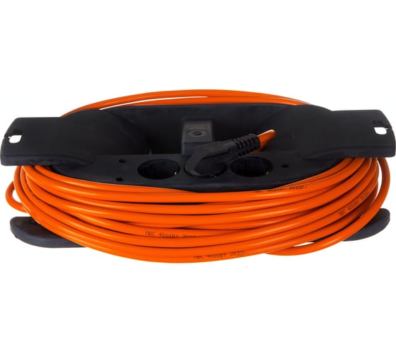 Удлинитель на каучуковой рамке Gigant Professional PEC-018 ПВС 3х2,5 4000Вт 3 розетки 15м 80048 1