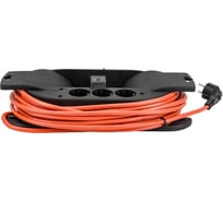 Удлинитель на каучуковой рамке Gigant Professional PEC-022 с/з КГ 3х2,5 4000Вт 3 розетки 10м 80052