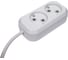 Удлинитель Makel 2х2м, без заземления, 10А, IP20 MGP102 4