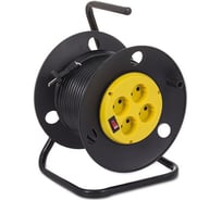 Силовой удлинитель, на катушке, 4 роз., 40м, КРОНА РС-4, КС423040