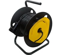 Силовой удлинитель для газонокосилок, на катушке, с заземлением, 1р., 30м, КРОНА РС-1, КС125030