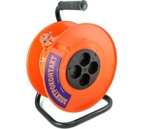 Силовой удлинитель, на катушке Электроконтакт УХ10-004, 4600002200406, 25м, 4 розетки