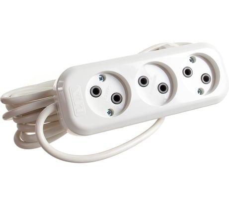 Сетевой удлинитель 3-местный, 5м У3-0 LUX 4606400414605