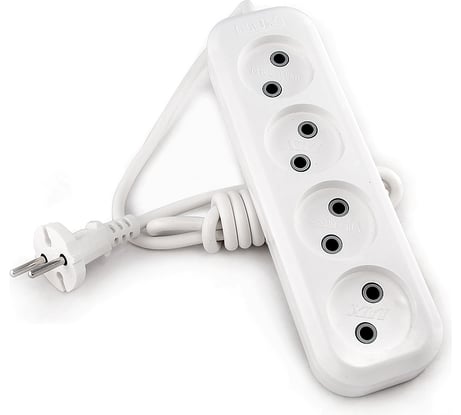 Сетевой удлинитель 4-местный, 5м У4-0 LUX 4606400414704