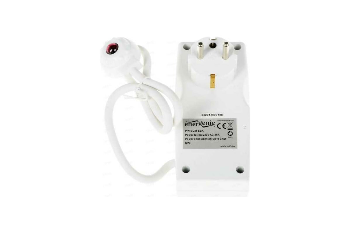 Энергосберегающая розетка Energenie Standby Killer белый EGM-SBK ...