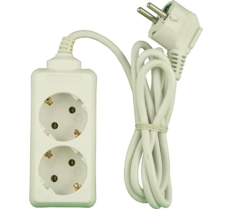 Бытовой удлинитель с заземлением Volsten S 2x3-Z, 9309