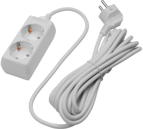 Бытовой удлинитель с заземлением Volsten S 2x5-Z, 9310