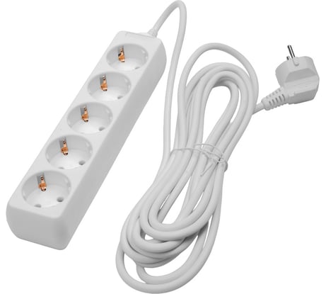 Бытовой удлинитель с заземлением Volsten S 5x5-Z, 9320