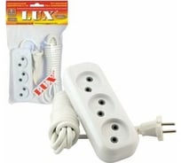 Трехместный сетевой удлинитель LUX У3-0, 10м, 4606400414629