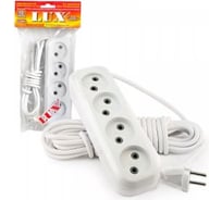 Четырехместный сетевой удлинитель LUX У4-0, 2м, 4606400414681