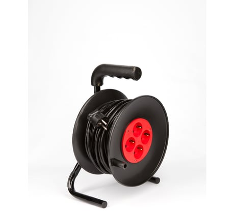 Удлинитель на катушке МПП УДЛИНИТЕЛЬ У1С-4-40 4 розетки, с заземлением ПВС 3х1,0, 40 м 045 999000000001203