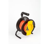 Удлинитель на катушке МПП УДЛИНИТЕЛЬ УС-1-30 1 розетка, без заземления, ПВС 2х1,0, 30 м EC-30-002 999000000001104