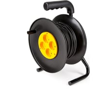 Силовой удлинитель МПП УДЛИНИТЕЛЬ четыре розетки на катушке без заземления 25 метров\УС-4-25 4 роз б\з ПВС 2*0,75 25 м\220В 999000000000701