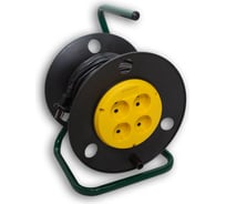 Силовой удлинитель на катушке, 4 розетки, 60м КРОНА РС-4 КС424060