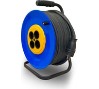 Удлинитель на катушке ПРОВОДНИК Профи (четыре розетки) КГТП 3x1,0, 60 м P31060PRO