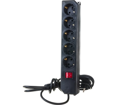 Сетевой фильтр Gigant с заземлением ПВС 3x0,75 5 гнезд 3м 80096