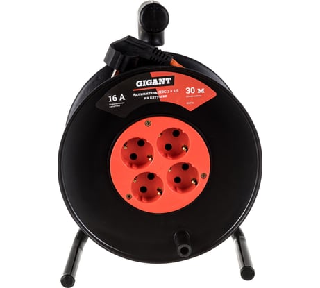 Удлинитель Gigant ПВС 3x2,5 30м на катушке 80074