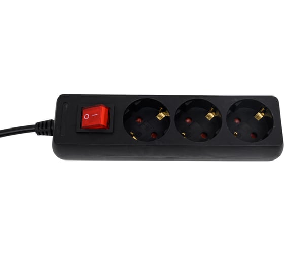 Удлинитель ЮПИТЕР 3 м черный JP8104-21