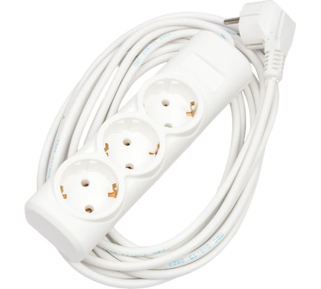 Удлинитель Профессионал ПРЕМИУМ 3 гнезда 2200Вт с заземлением 5м 5510