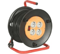 Силовой удлинитель на катушке 20 м 4 роз. ЭНКОР 1/2 69600