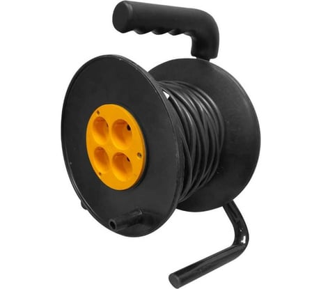 Силовой удлинитель на катушке Volsten УС-4-25 с заземлением 4 гн. 20 м. 2200 Вт 14916