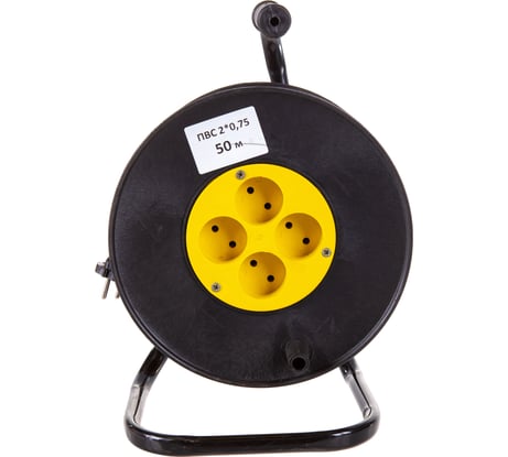 Удлинитель на катушке Калибр 50м (2х0,75) 217120