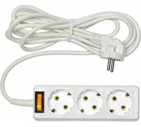 Бытовой удлинитель Rucelf 3 гн. ПВС 3х0,75 арт. RU-03-375-03KZG 00-00005461