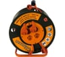Силовой удлинитель на катушке GLANZEN 4 гн. 50 м ПВС 3x1,5 IP44 арт. EB-50-007 00012294