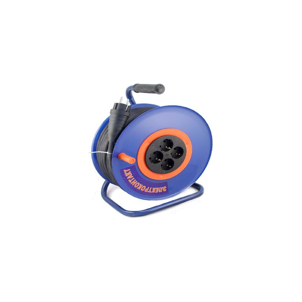 Силовой удлинитель на катушке УХз16-004 50м Электроконтакт 17230 ...