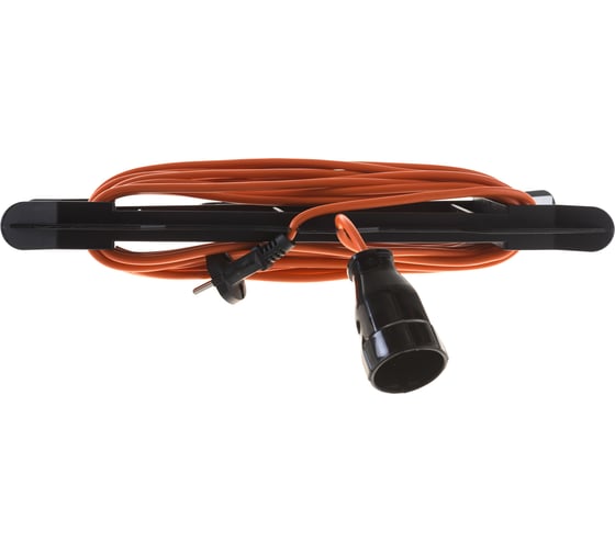 Силовой удлинитель на рамке 10м GLANZEN ER-10-001