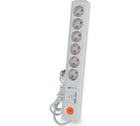Сетевой фильтр Mutlusan electric RI-TECH 6 гнезд с USB 3x1,5мм 1,5м 001 175 660002 15 00
