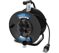 Удлинитель Лепсе ГОСТ КГт 3x1,5 16А 20м IP44 на металлической катушке 007.131