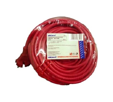 Силовой удлинитель ПВС 2х0.75, 20 м duwi 28651 6