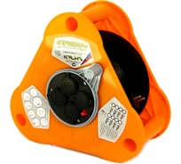 Силовой удлинитель РС-4 4 розетки, 30м ПВС 3х1,5 КРОНА ПРИЗМА КСП427030