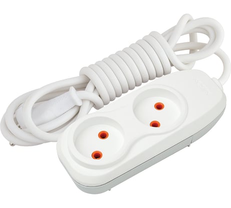 Удлинитель Nilson 2-местный, без заземления, 3 м 42130003