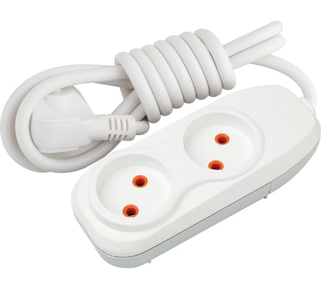 Удлинитель Nilson 2-местный, без заземления, 2 м 42130002