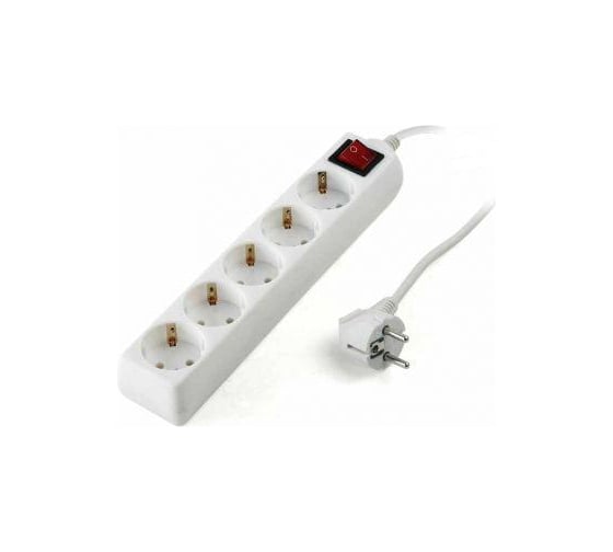 Удлинитель Supra S-5-ES-3M white
