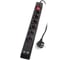 Сетевой фильтр Supra SF-6-ESC-USB-1.8M black 1
