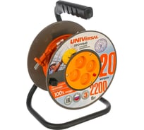 Силовой удлинитель UNIVersal ВЕМ-250 термо ПВС 2*1 20м 9632896
