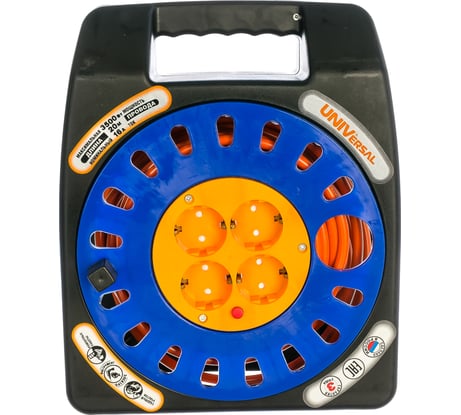 Силовой удлинитель UNIVersal У16-012 термо ПВС 3*1,5 20м 9633881