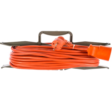 Силовой сварочный удлинитель на рамке ПВС 2*2,5 20м ER-20-010 Glanzen 00-00000213