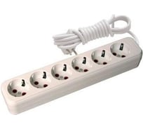 Удлинитель с заземлением 6х5 м Lezard Lila 720-0605-601