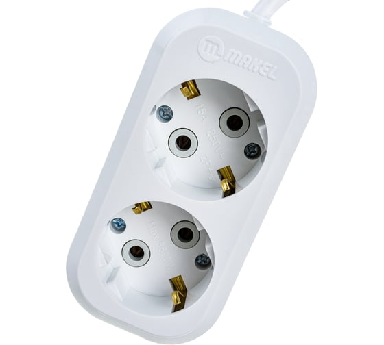 Удлинитель с заземлением 2х2 м Makel 112 MGP112