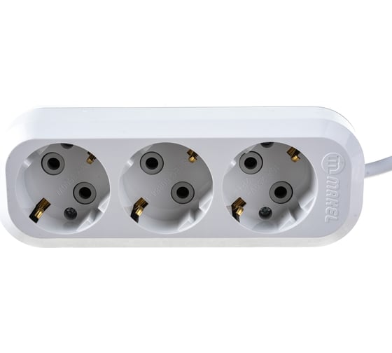 Удлинитель с заземлением 3х2 м Makel 132 MGP132