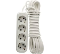 Удлинитель с заземлением 4х10 м MAKEL 158