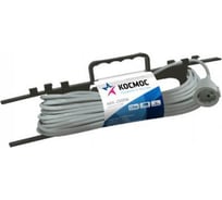 Удлинитель на рамке с заземлением,1х50м, 2500Вт КОСМОС YPKsm50m-1g-Z-D-PK