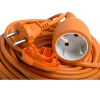 Удлинитель-шнур с 1-й розеткой с защитой от детей 20 метров Electraline 01618