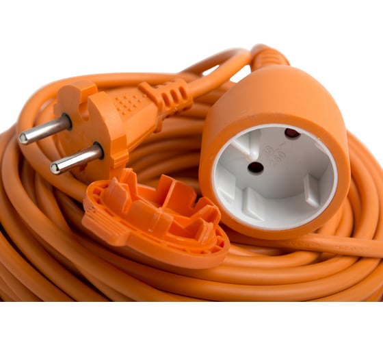 Удлинитель-шнур с 1-й розеткой с защитой от детей 20м Electraline 01623