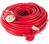 Удлинитель-шнур с 1-й розеткой с заземлением, с защитой от детей 50м Electraline 01635